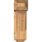 Ekena Millwork Traditional Craftsman Smooth Bracket w/ Offset Brace, Western Red Cedar, 7 1/2"W x 20"D x 24"H BKT0806X20X24TRA04SWR - alternate 3